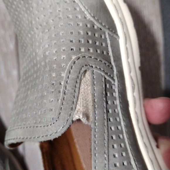 B.O.C. grey perforated material loafers. Size 8.5 - Picture 7 of 11